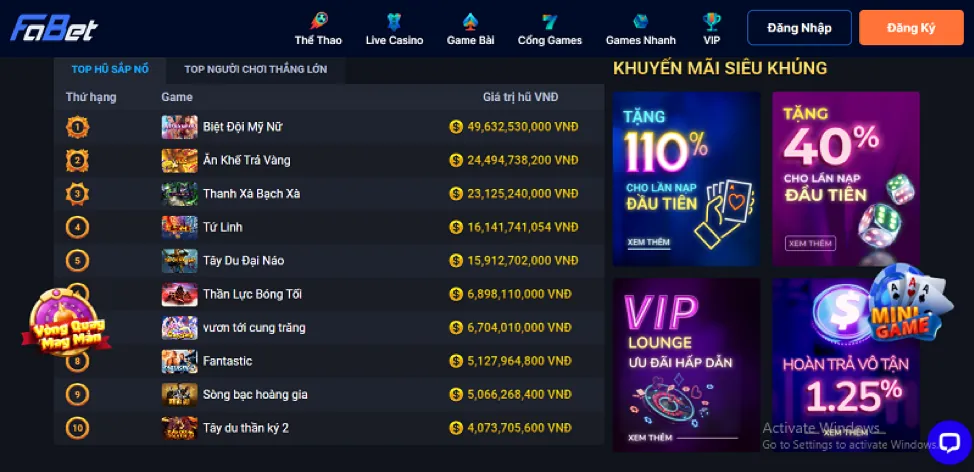Kho game đa dạng tại kim99: Thể thao, Casino, Nổ hũ